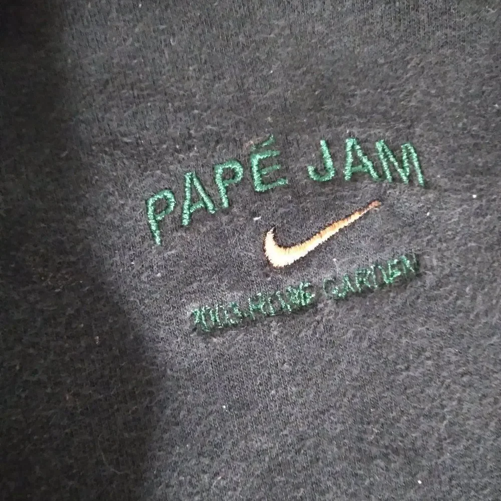 Vintage Nike Pape Jam Rose Garden 2003 Zipper Hoodie Sweatshirt